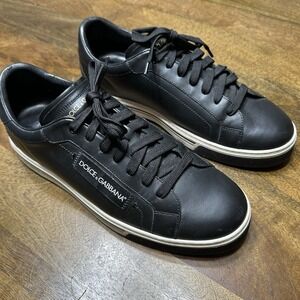 Dolce & Gabbana Roma Calfskin nappa portofino sneakers Men's 11